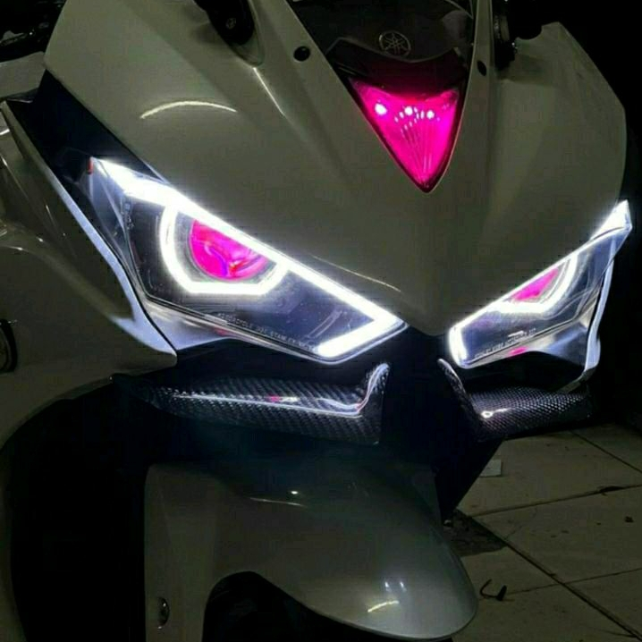 Jual LAMPU DEPAN BILED YAMAHA R25 PAKET LENGKAP SUPER TERANG Shopee