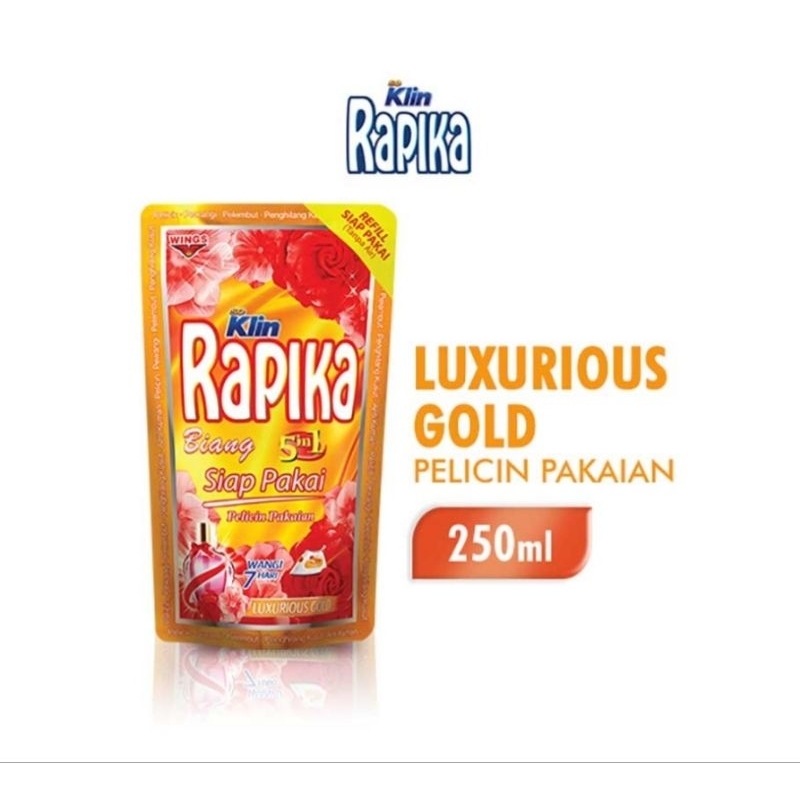 Jual Rapika Biang Pelicin Pakaian Luxurious Gold 250 Shopee Indonesia