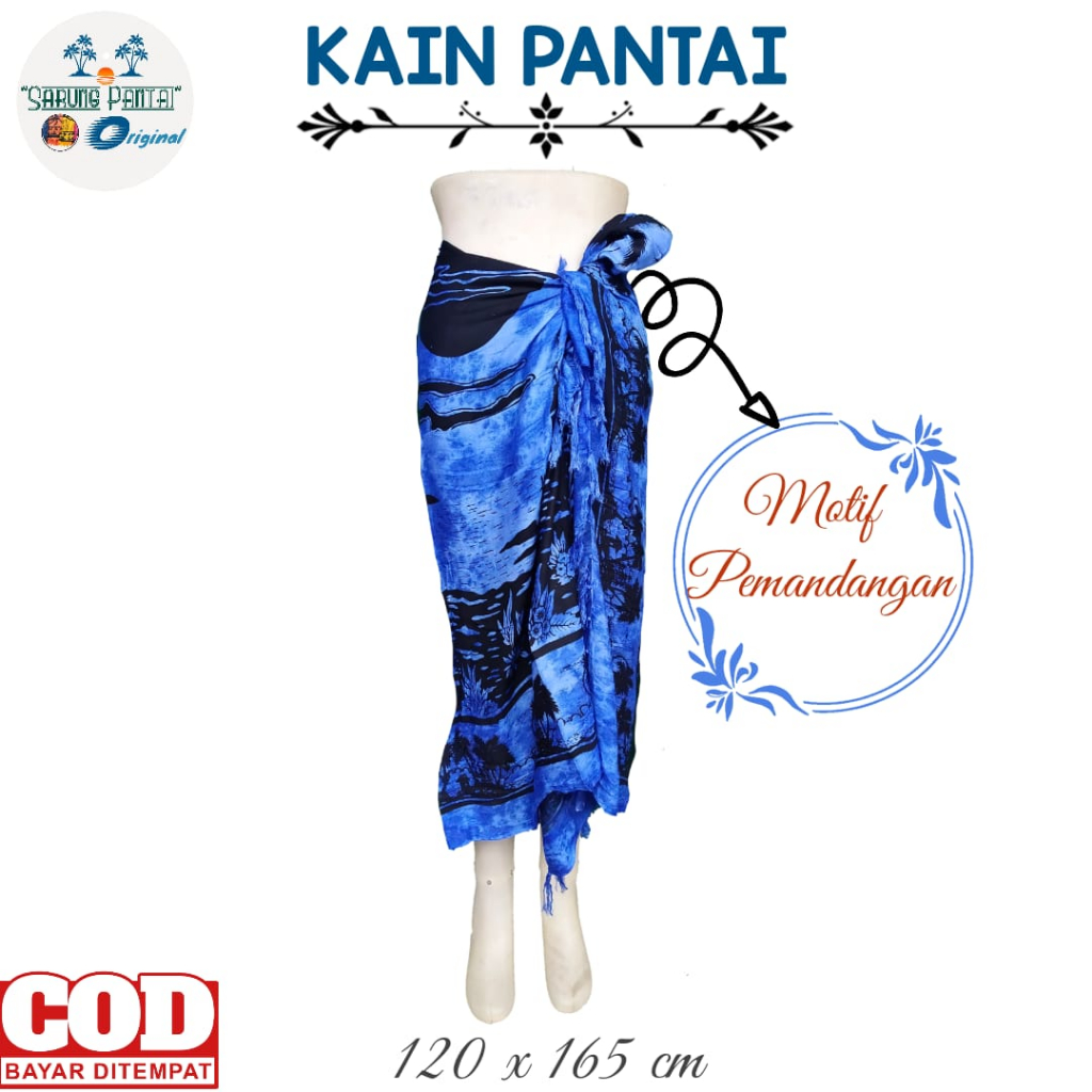 Jual Kain Pantai Motif Pantai Sarung Pantai Bali Kain Pantai Bali