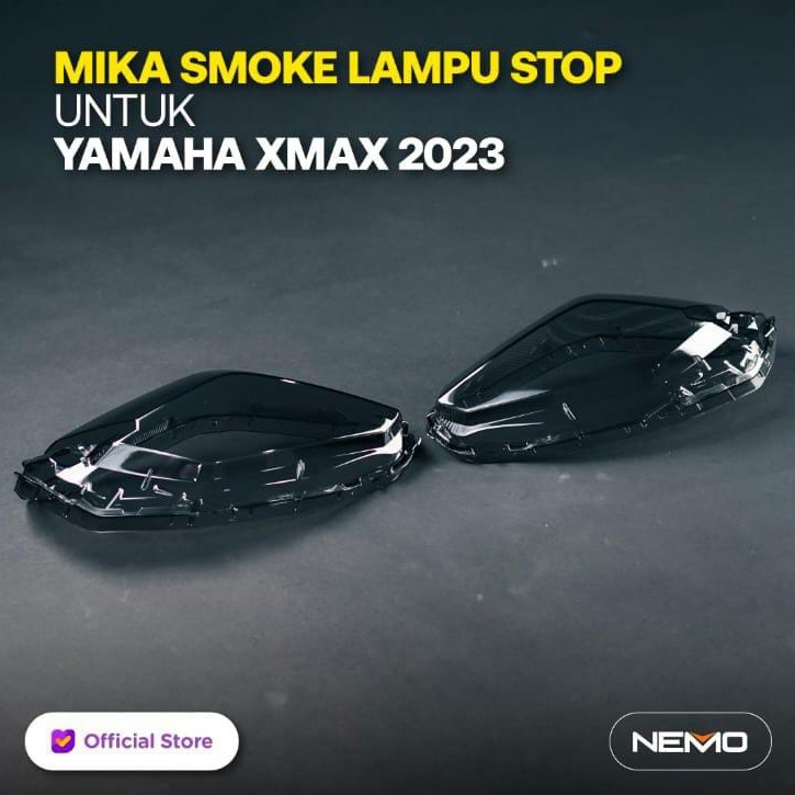 Jual Mika Kaca Lampu Stop Rem Belakang Yamaha Xmax 250 Kaca Smoke