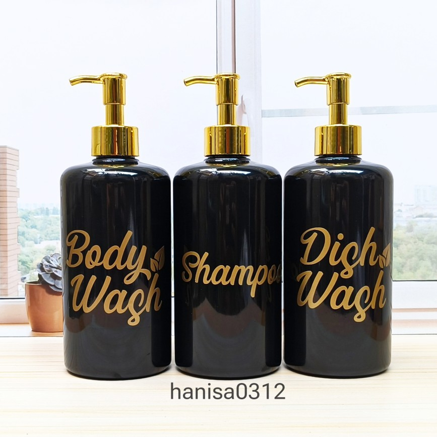 Jual Botol Tempat Sabun Cair Shampoo Pump Dispenser Sabun Aesthetic