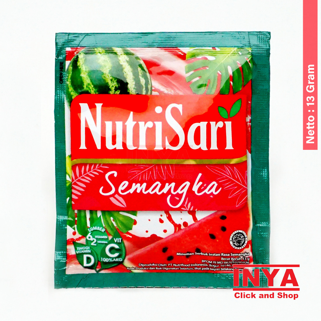 Jual Nutrisari Semangka Gr Sachet Minuman Serbuk Instant Powder