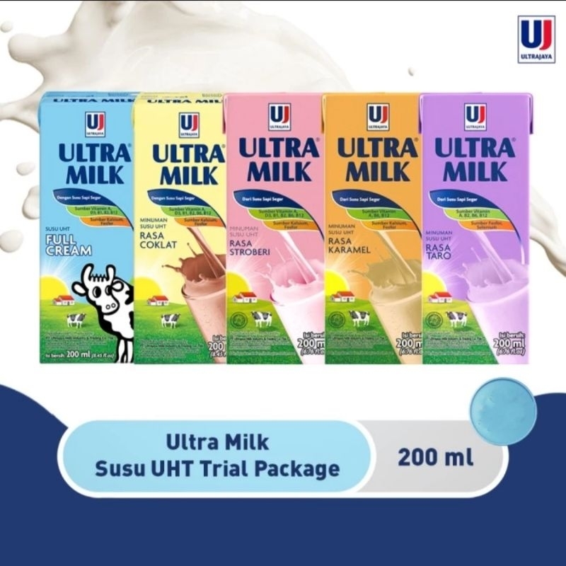 Jual Susu Ultra Milk Uht All Varian Ml Satuan Shopee Indonesia