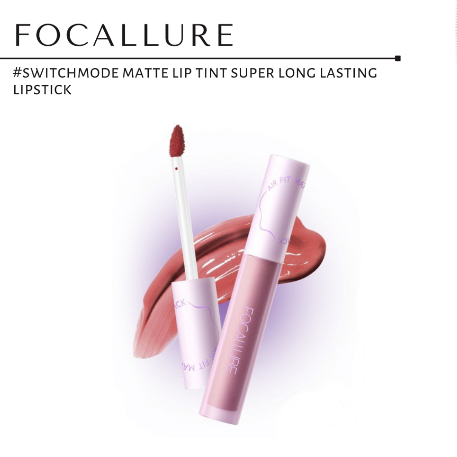 Jual Focallure Matte Lip Tint Super Long Lasting Lipstick Switchmode