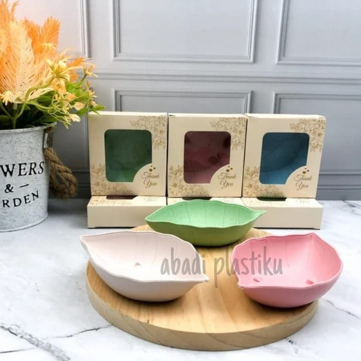 Jual Souvenir Mangkok Daun Lokal Kemas Box Jasmine Shopee Indonesia