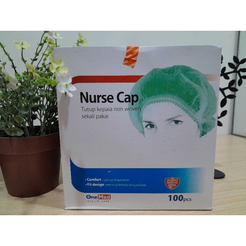 Jual Nurse Cap Green Penutup Kepala Non Woven Hijau Shopee Indonesia