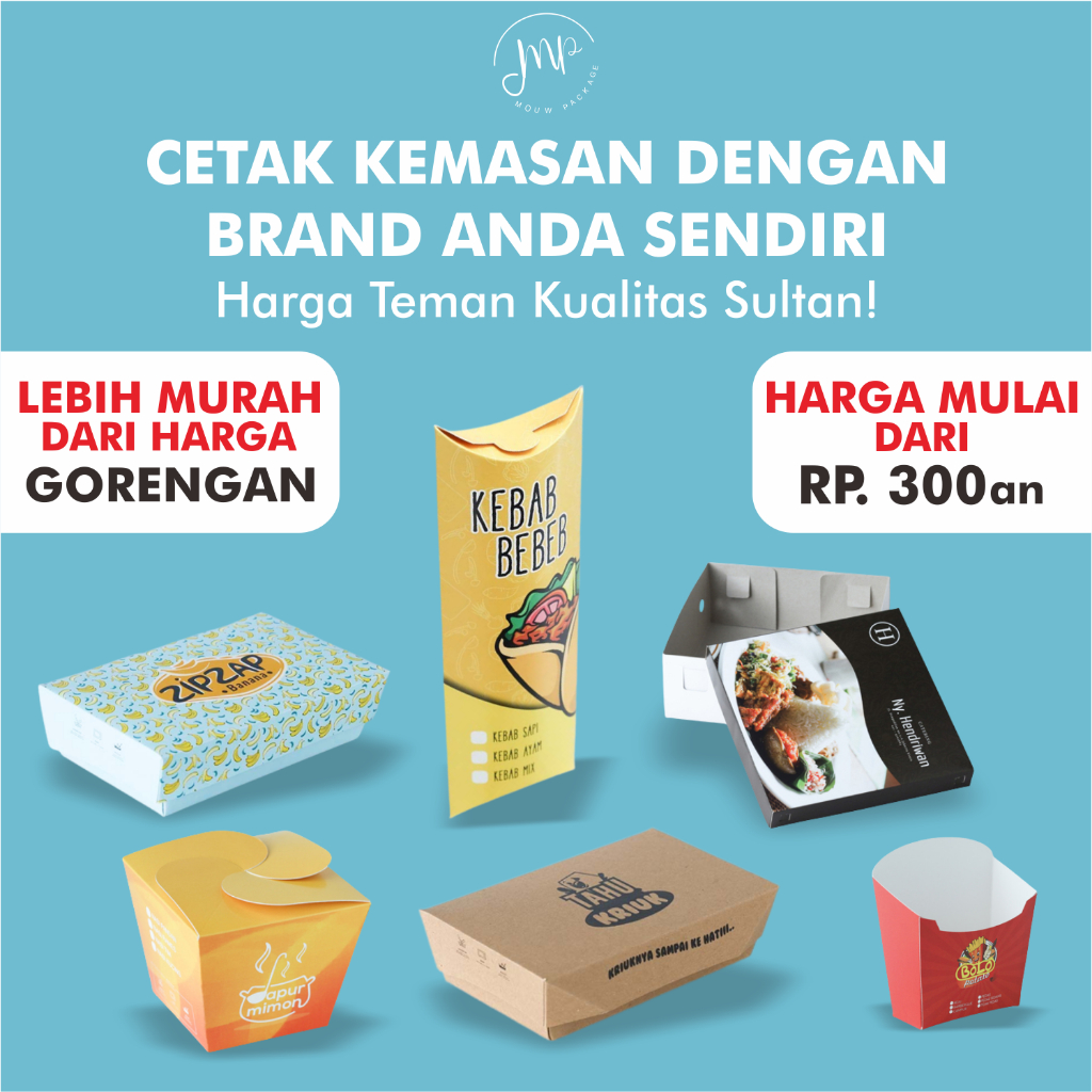 Jual Custom Box Custom Packaging Cetak Lunchbox Cetak Kemasan