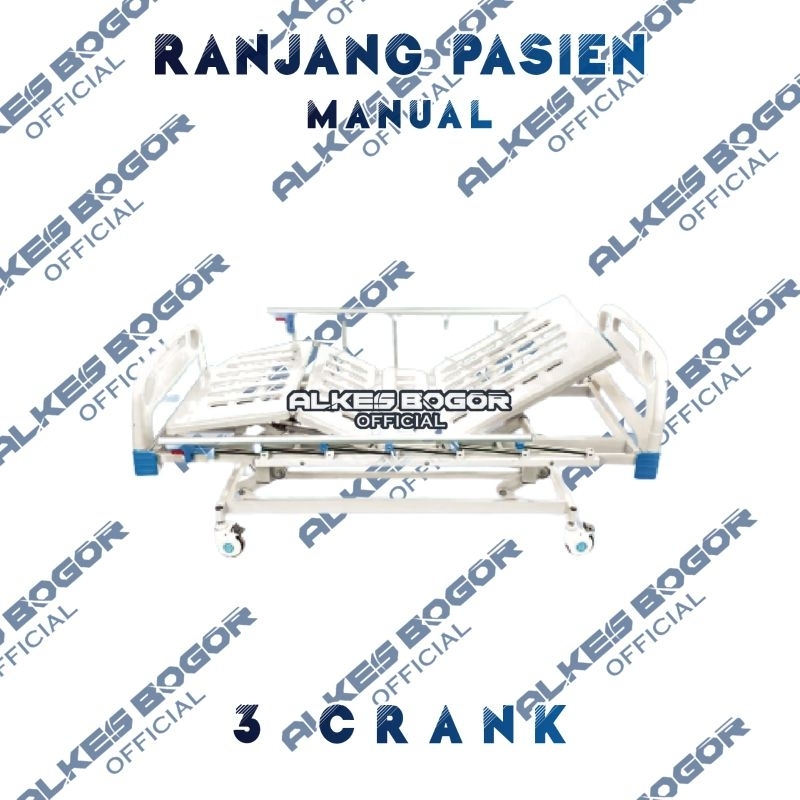 Jual Tempat Tidur Pasien Crank Engkol Abs Bed Pasien Ranjang Medis