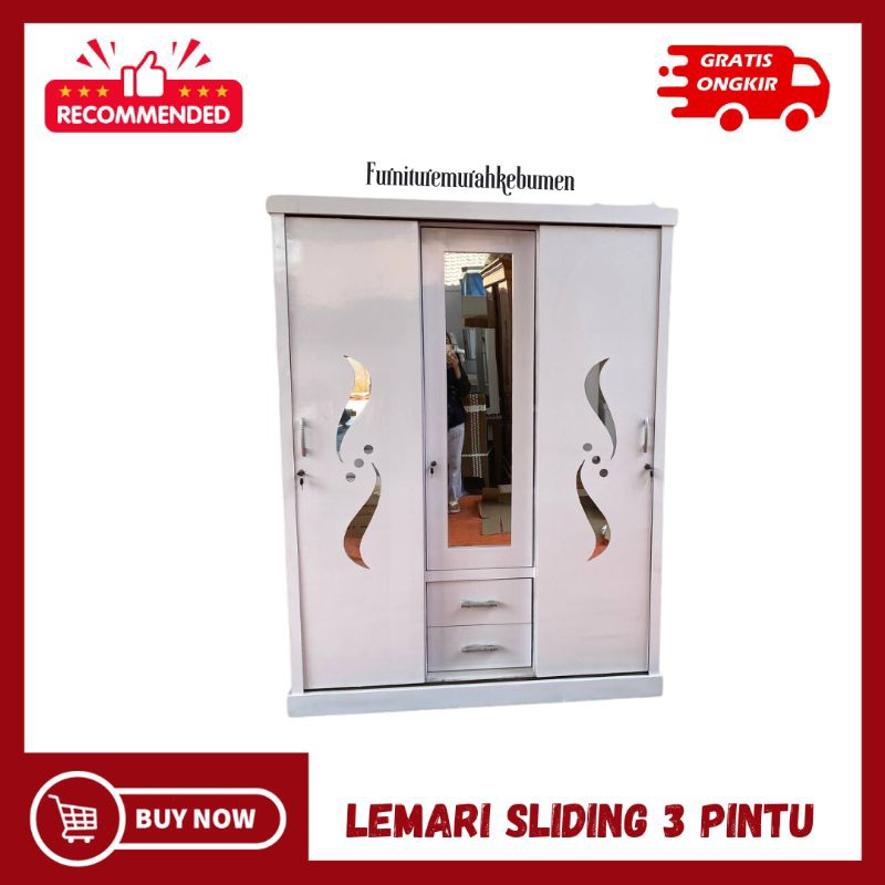 Jual Lemari Gamis Lemari Pakaian Pintu Sliding Bisa Request Warna