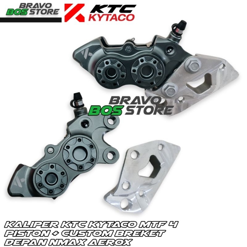 Jual Kaliper KTC KYTACO MTF 4 Piston Custom Breket Depan Nmax Aerox