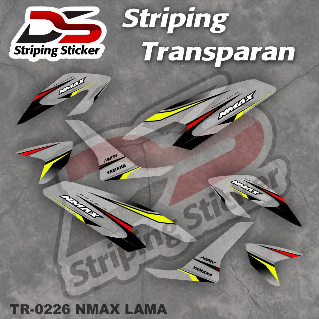 Jual Striping Stiker Transparan Uv Nmax Lama Tr List Variasi