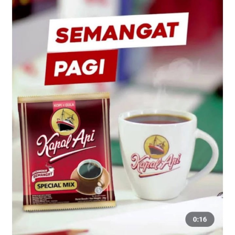 Jual Kopi Kapal Api Sachet Kapal Api Spesial Mix Isi Sachet Gr