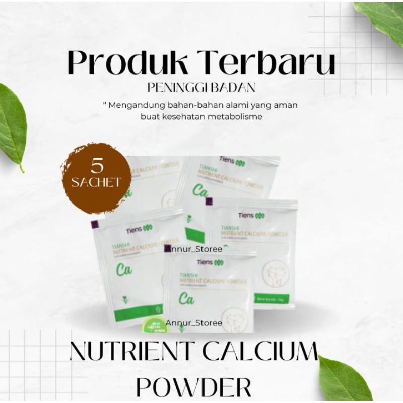 Jual Sachet Spesial Promo Tiens Nutrient Calcium Powder Kalsium