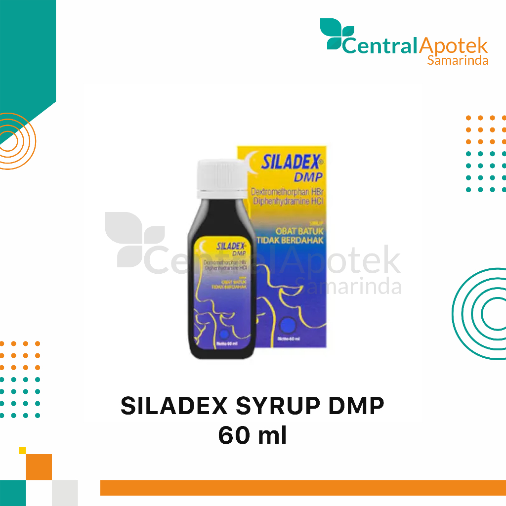 Jual Siladex DMP Syrup 60 Ml Botol Obat Batuk Tidak Berdahak Obat