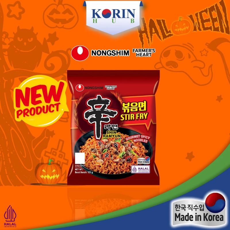 Jual NONGSHIM Shin Ramyun Stir Fry 131 Gr Mie Korea Shopee Indonesia