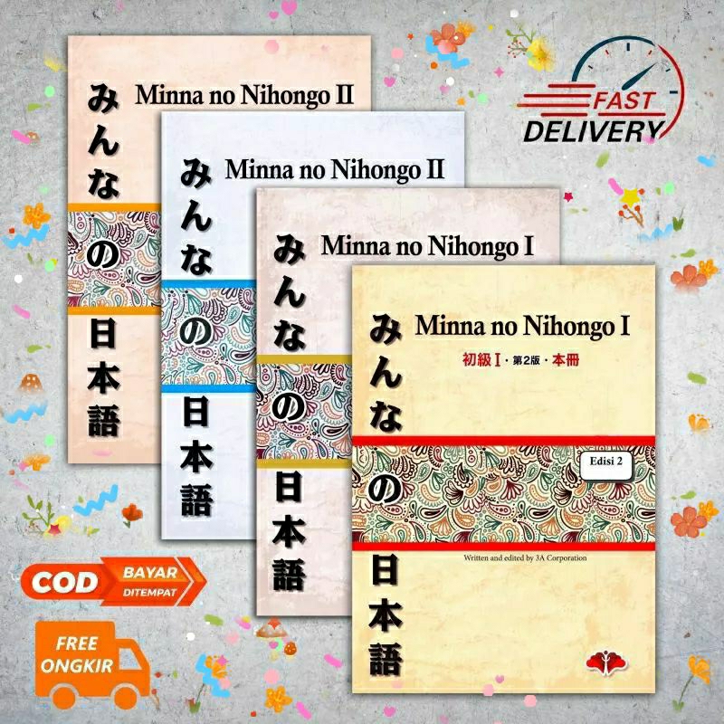 Jual Minna No Nihongo Terjemahan Keterangan Tata Bahasa Versi