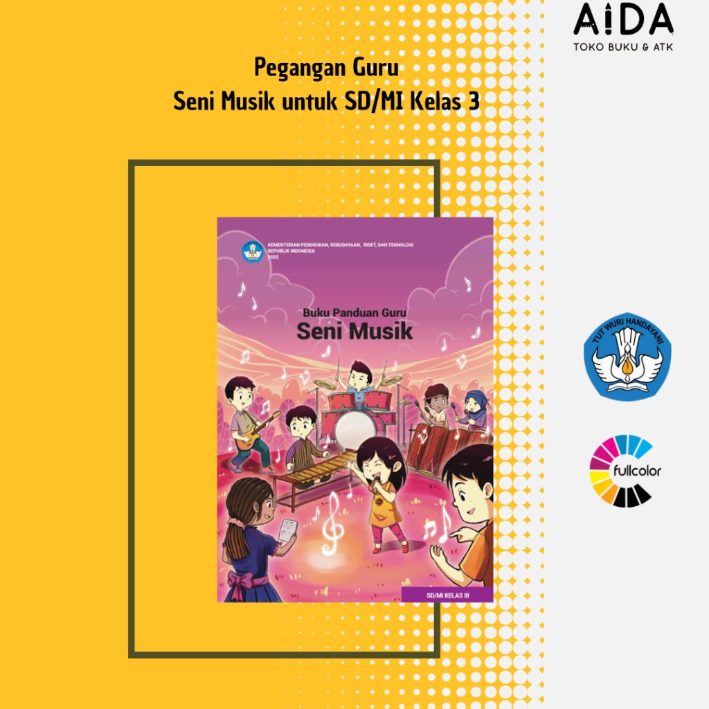 Jual Buku PANDUAN GURU Kurikulum Merdeka SD Seni Musik Kelas 3 Seni