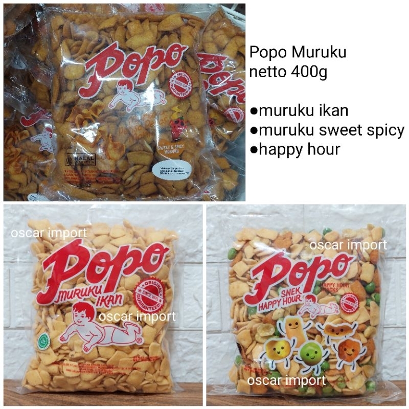 Jual Popo Muruku G Ikan Original Sweetspicy Happy Hour Malaysia Snek