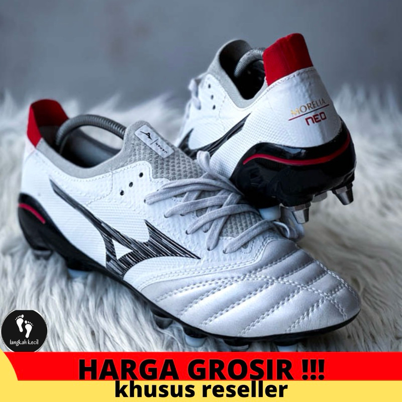 Jual Sepatu Bola Mizuno Morelia Neo Beta White Black Chinese Red