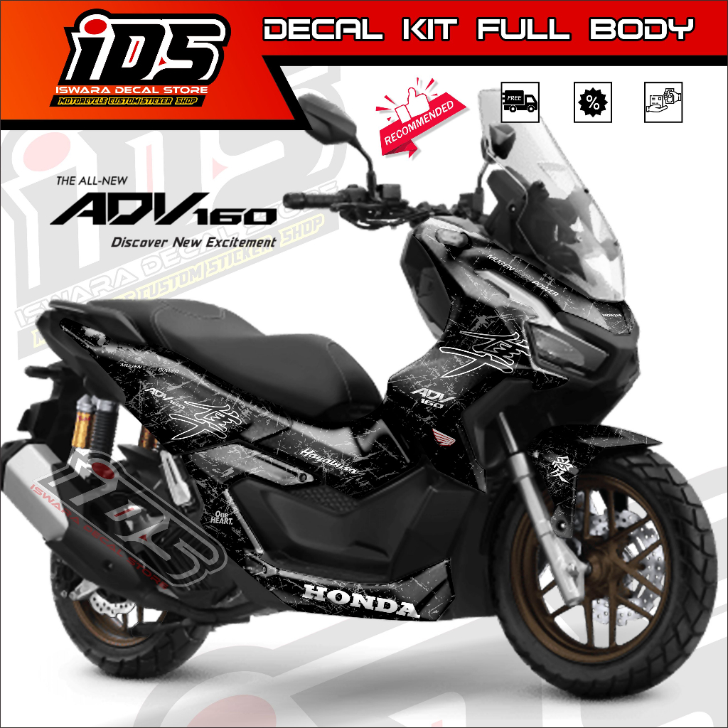 Jual Decal Adv 160 New Full Body Stiker Motor Adv 160 HAYABUSA Shopee