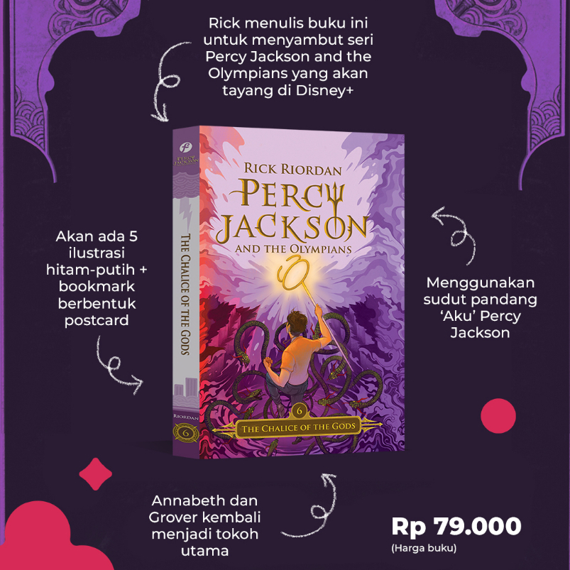 Jual Novel Percy Jackson And The Olympians The Chalice Of The Gods