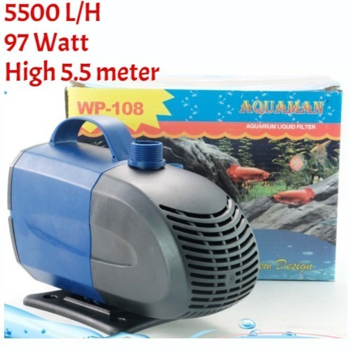 Jual AQUAMAN WP 108 Pompa Filter Air Celup Aquarium Aquascape Kolam