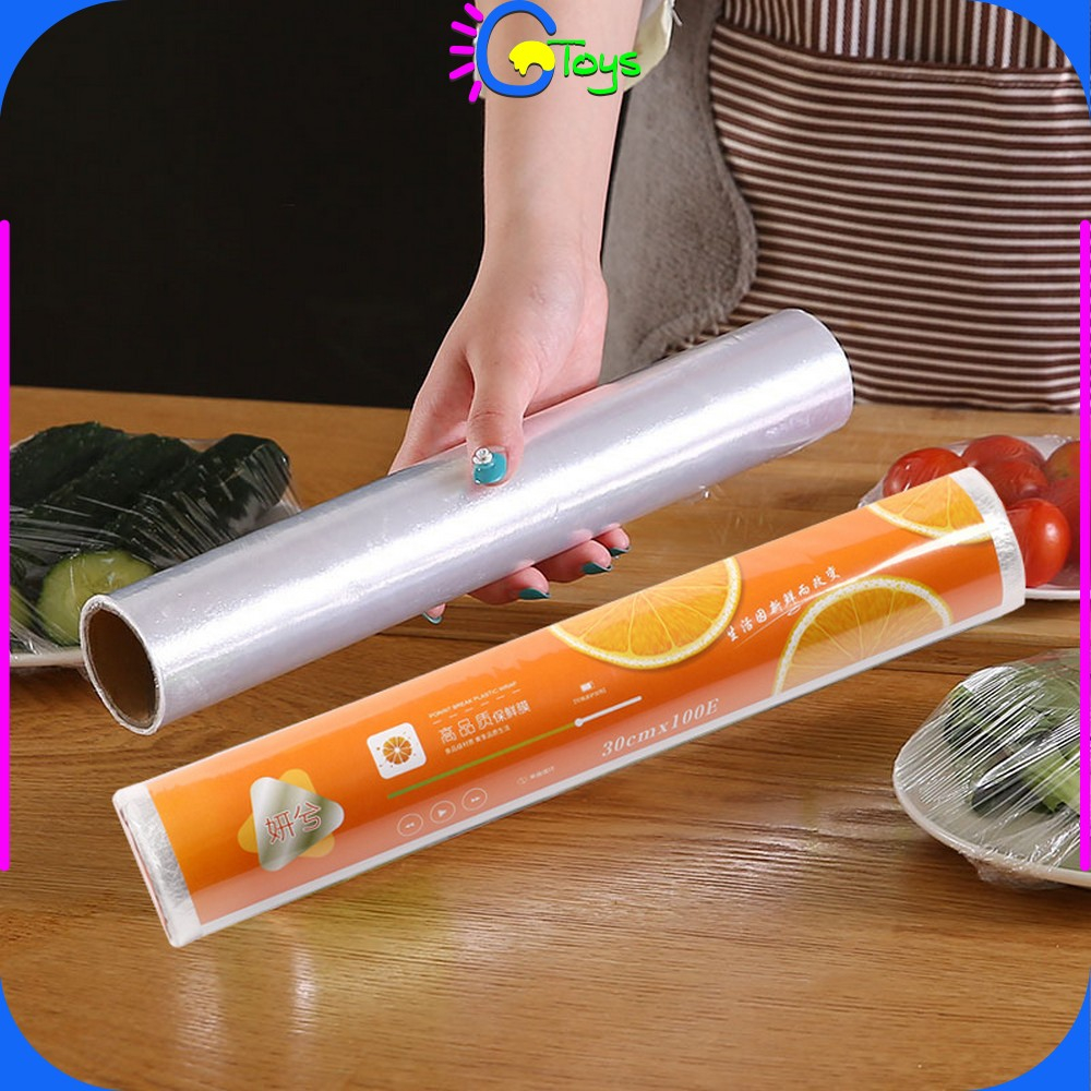 Jual CR C978 Plastik Wrap Roll Pembungkus Makanan Serbaguna 30Cm X