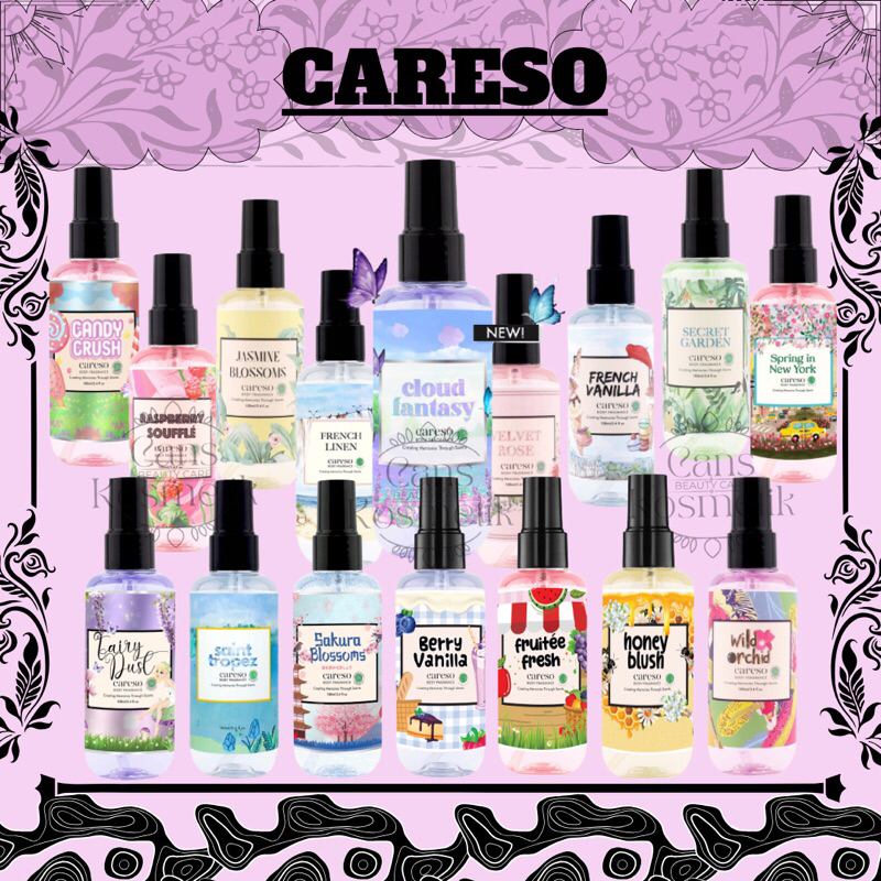 Jual Careso Body Fragrance Series Ml Wangi Tahan Lama Hingga