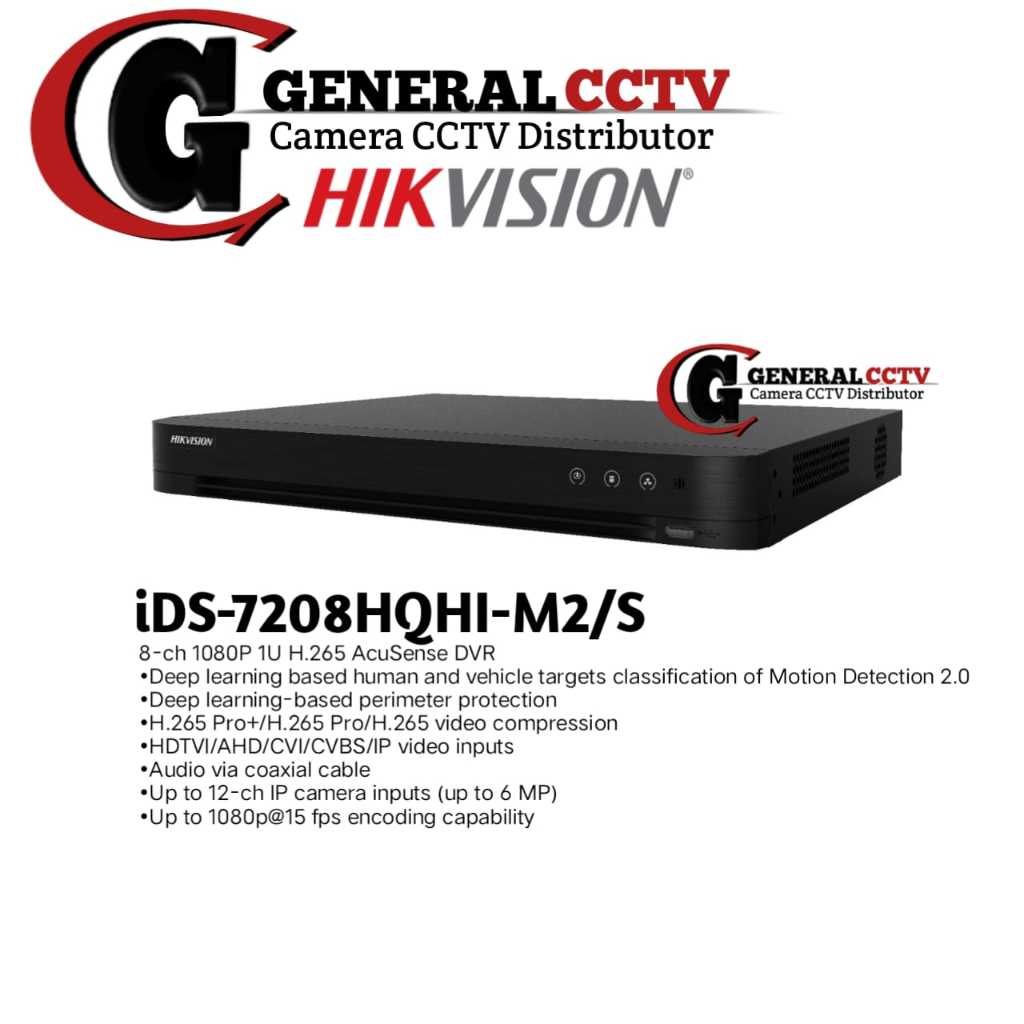 Jual Dvr Channel Hikvision Ids Hqhi M S Acusense Shopee Indonesia