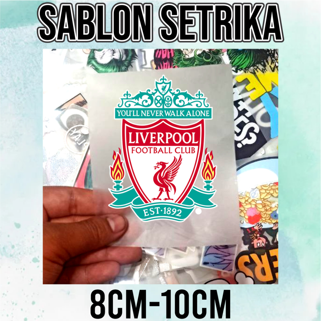 Jual Stiker Dtf Sablon Setrika Tema Club Bola Premier League Serie A La