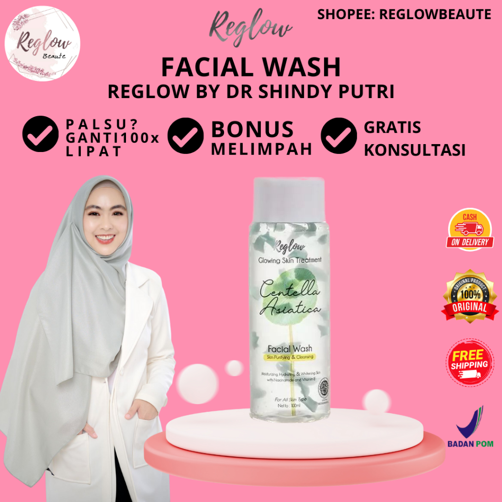 Jual Facial Wash Reglow By Dr Shindy Putri Skincare Pemutih Wajah