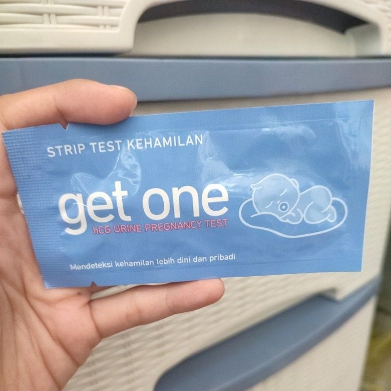 Jual OneMed GET ONE Strip Tes Kehamilan Urine Test Pack 1 Strip