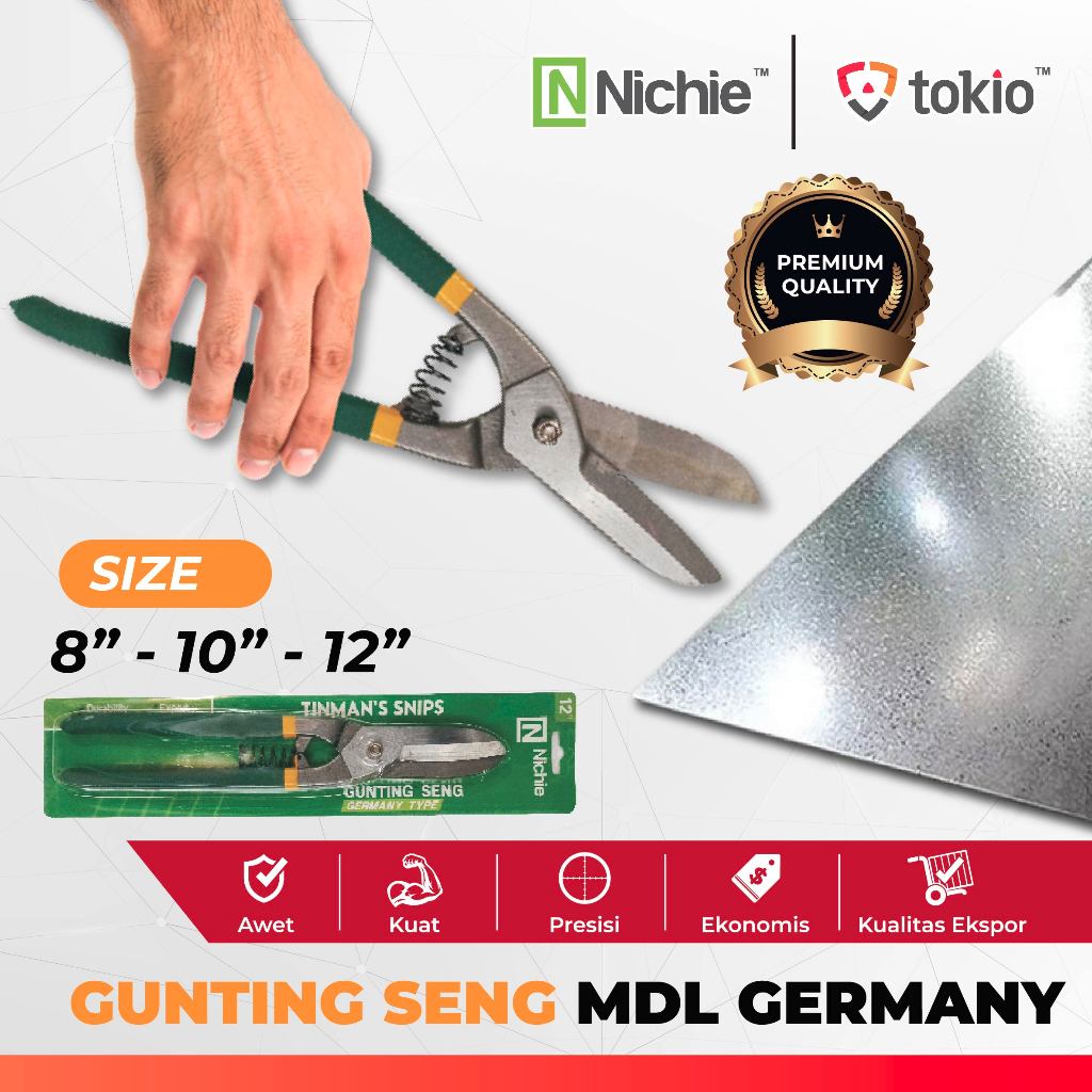 Jual Gunting Seng Baja Ringan Multifungsi MODEL GERMANY Shopee