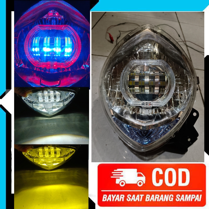 Jual Lampu Depan Biled Daymaker Fino 125 Dan Fino 115 Fi Paket Lengkap