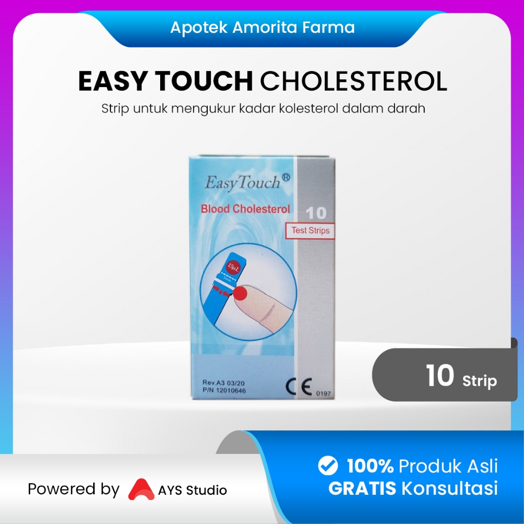 Jual Strip Easy Touch Kolesterol Strip Cholesterol Strip