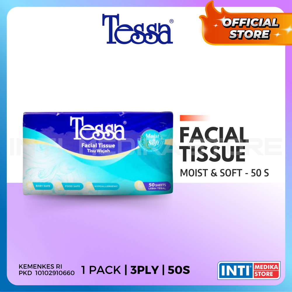 Jual Tessa Tissue Tessa Moist Soft Ply Tissue Facial Tisu