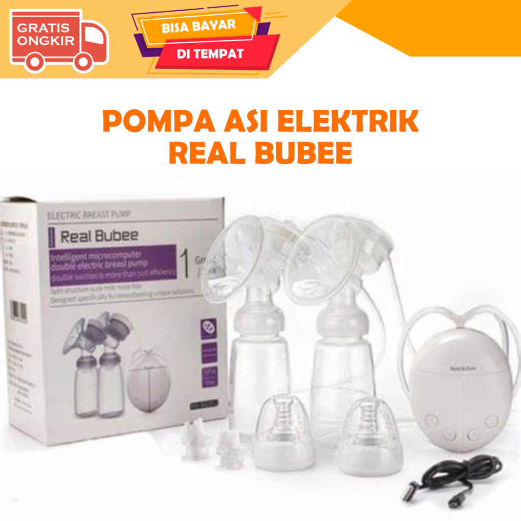 Jual Breast Pump Electric Pompa Asi Elektrik Real Bubee Pompa Asi