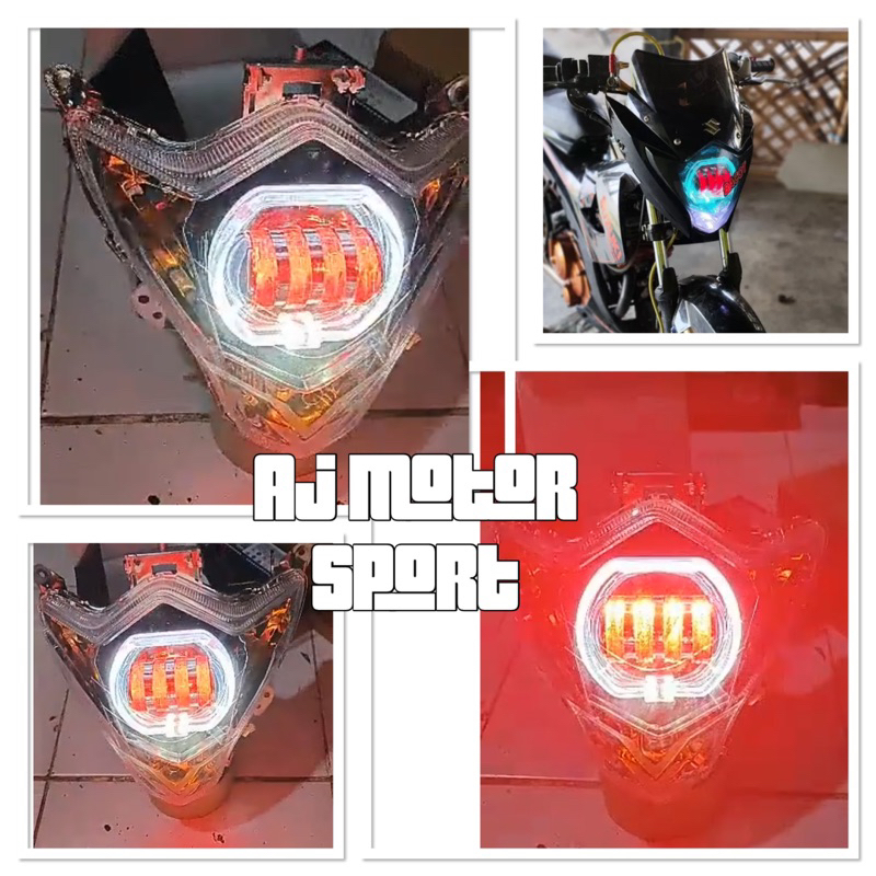 Jual LAMPU DEPAN SATRIA FU 150 FACELITE BILED DAYMEKER Shopee Indonesia