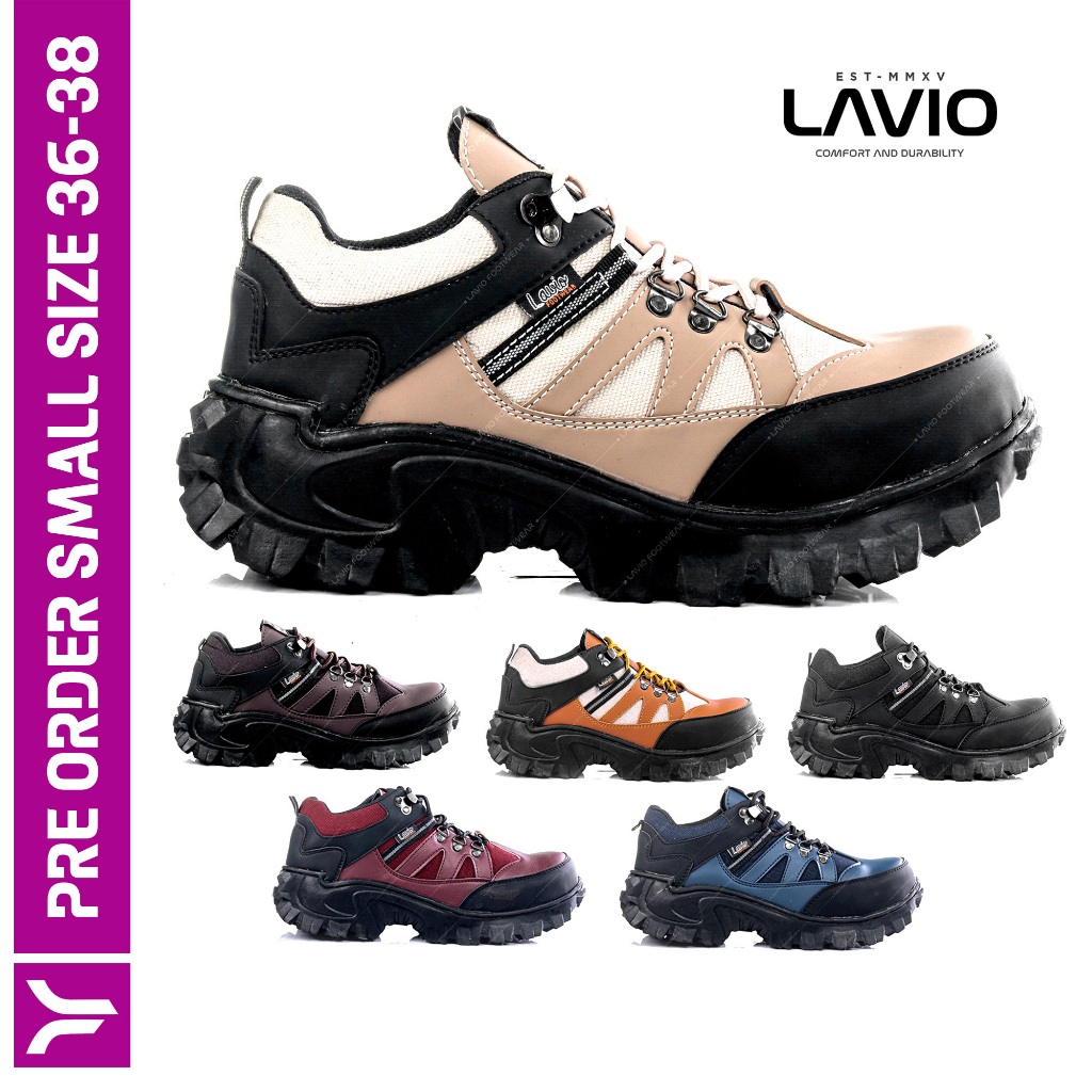 Jual Lavio Sepatu Boots WANITA Cewek Women Safety A86 Original Praktis