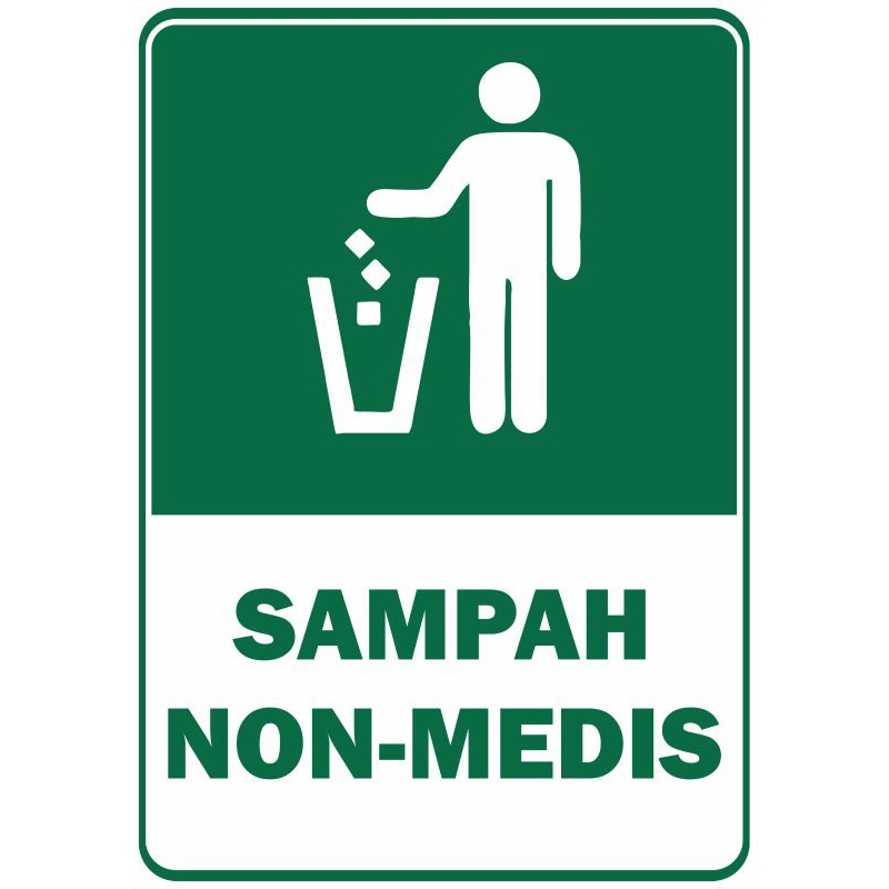 Jual Sticker Penanda Tempat Sampah Shopee Indonesia