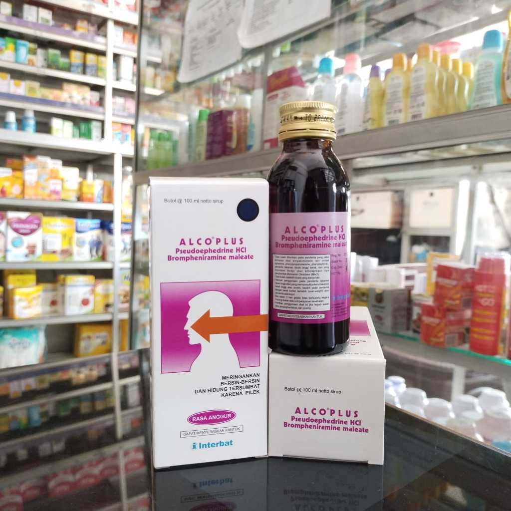 Jual ALCO PLUS SIRUP 100ML Alco Plus Obat Pilek Obat Bersin Bersin