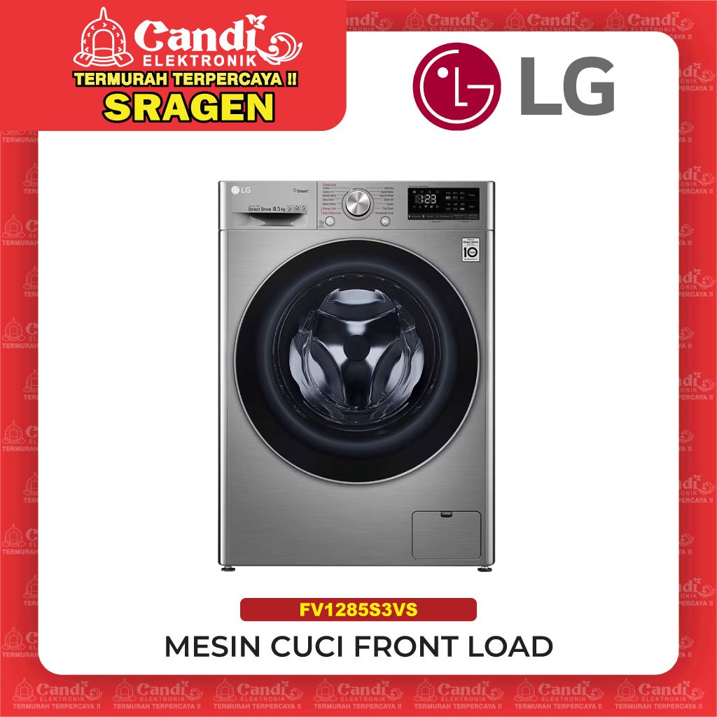 Jual LG Mesin Cuci Front Loading 8 5kg ThinQ Dengan WiFi FV1285S3VS