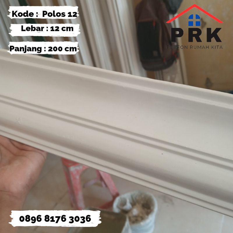 Jual Lis List Gypsum Gipsum Motif Minimalis Polos Lebar Cm Plafon