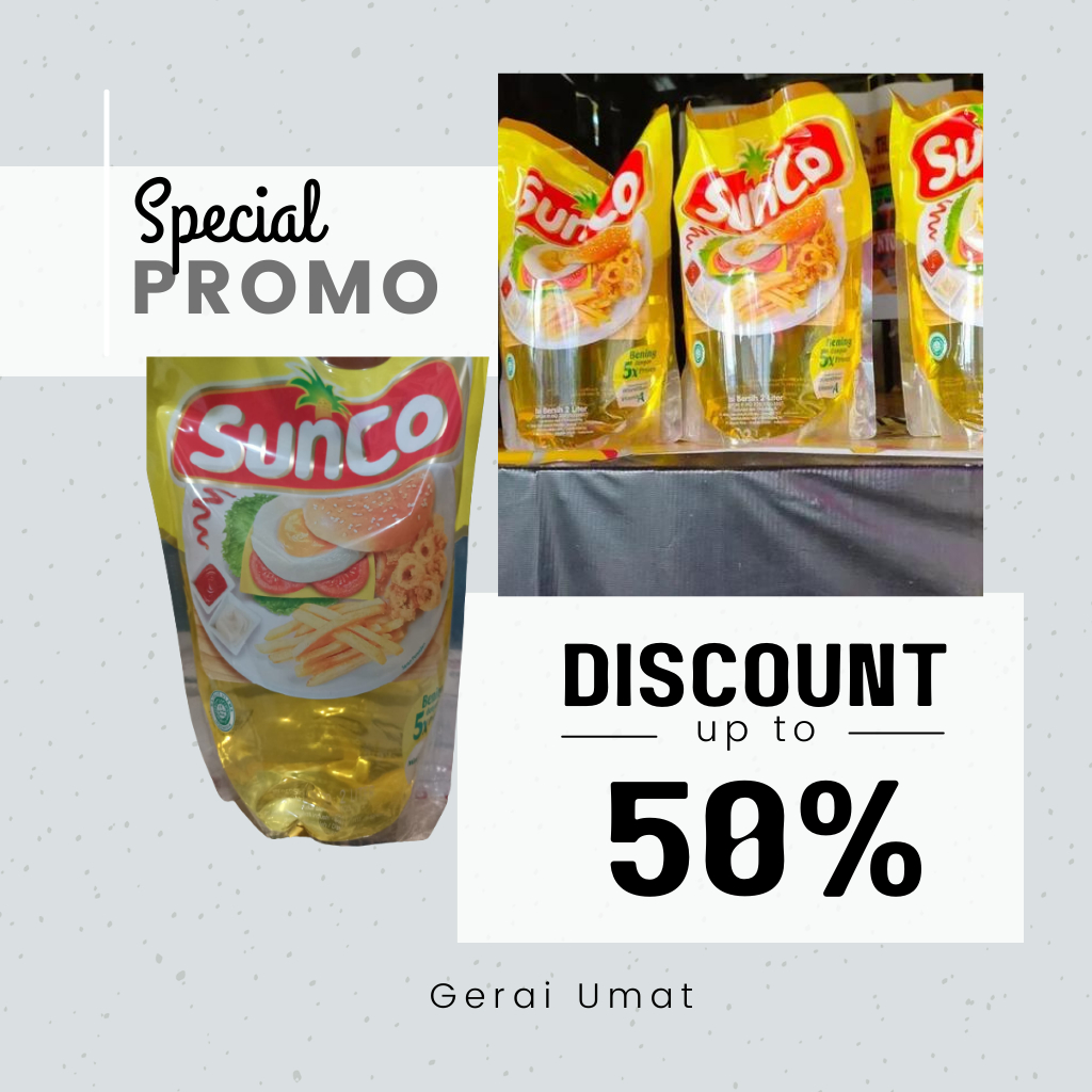 Jual Minyak Goreng Sunco Liter Promo Murah Shopee Indonesia