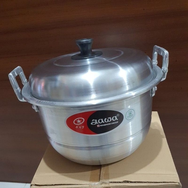 Jual Panci Serba Guna Kukusan Cm Merk Jawa Aluminium Shopee Indonesia