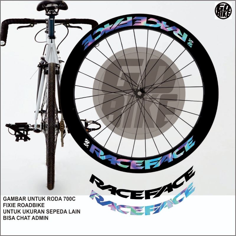 Jual Stiker Velg Sepeda C Sticker Rims Sepeda Fixie Roadbike