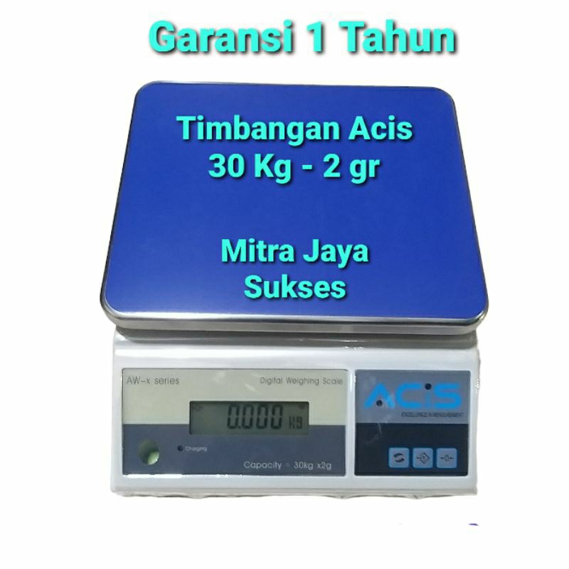 Jual Timbangan Digital Acis AW 30 Kg Ketelitan 2 Gr AW 30x Multi