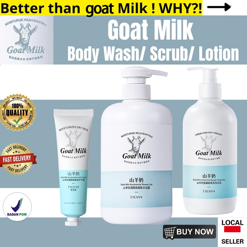 Jual Whitening Body Wash Goat Milk Sabun Susu Kambing Sabun Mandi Cair