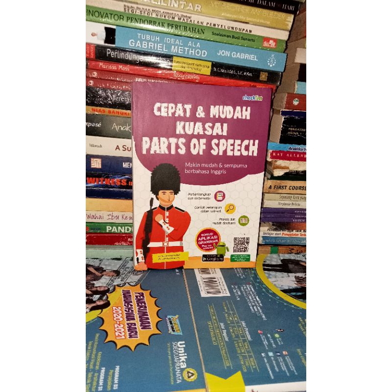 Jual Original Buku Cepat Dan Mudah Kuasai Parts Of Speech Suryana