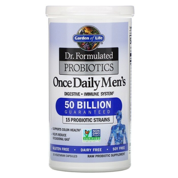 Jual Vitamin Dr Formulated Probiotic Once Daily Mens Shelf Garden Of